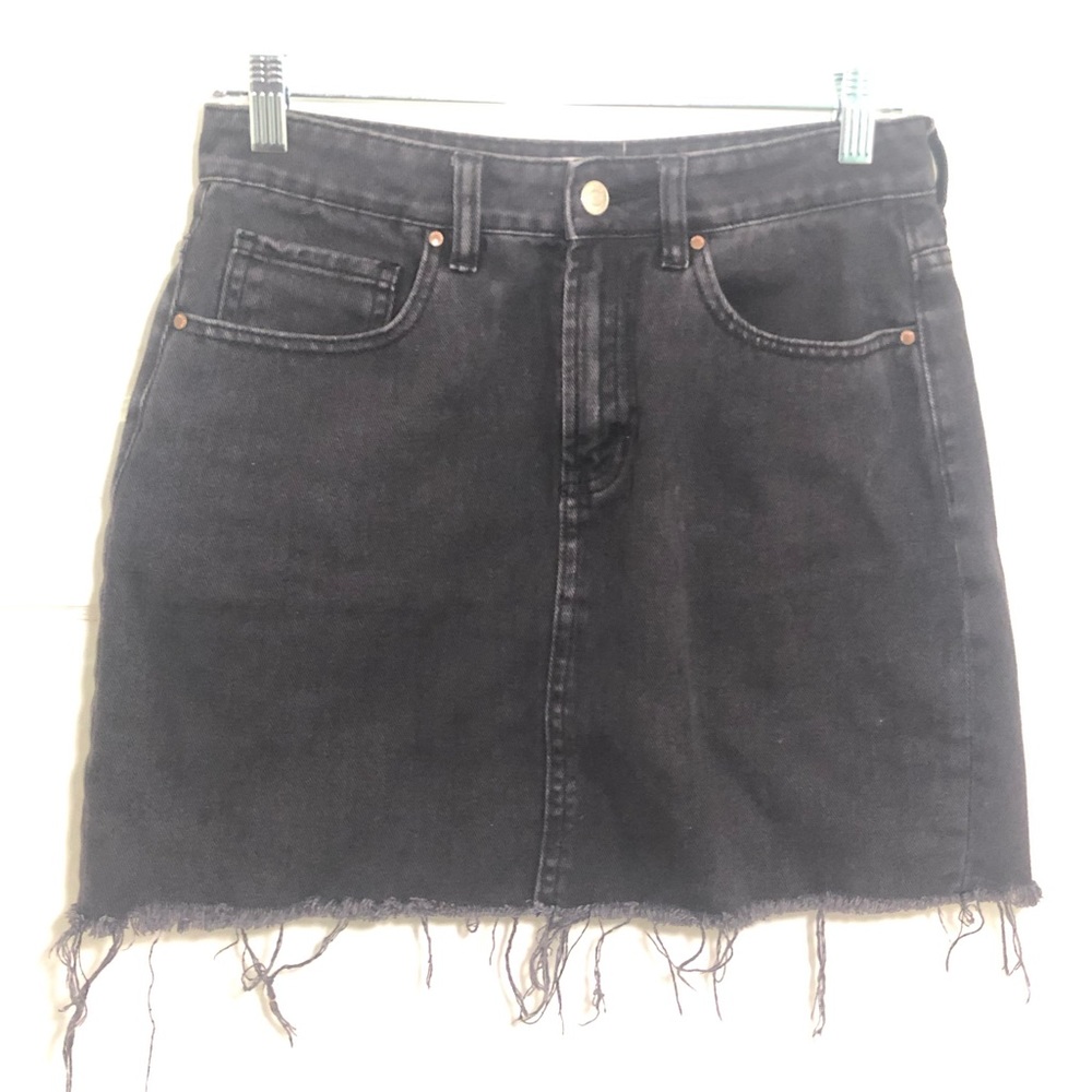 PACSUN black jean skirt